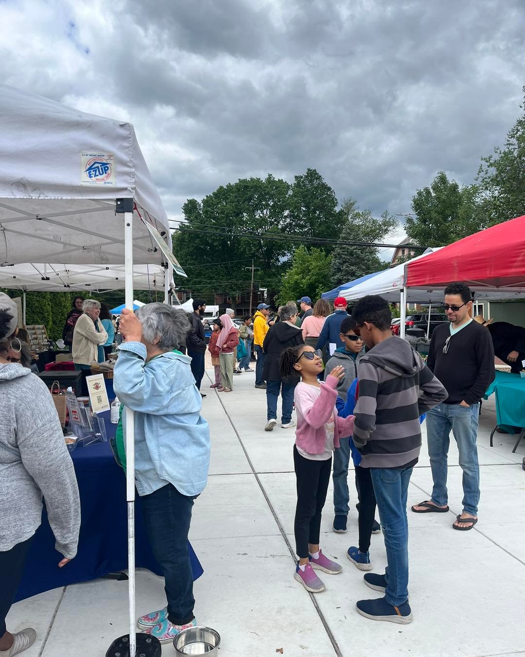MicrogreenFX booth at Lansdowne Farmers Market