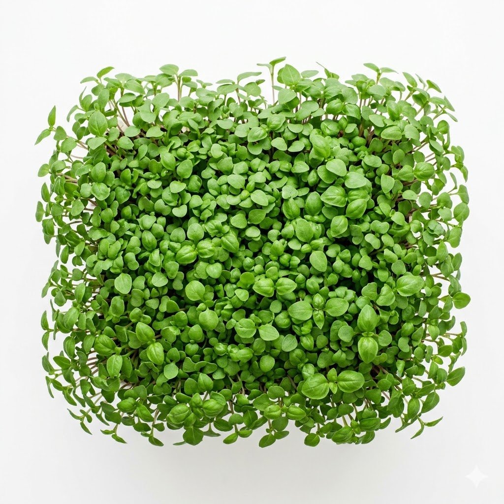Organic Basil Microgreens microgreens